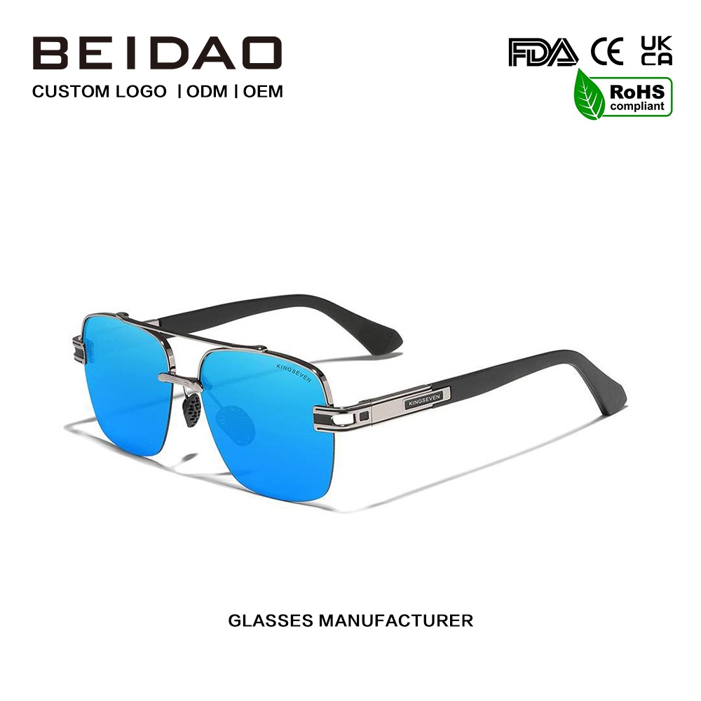 Kişilər üçün Lüks Rəngli Retro Polarizasiyalı Günəş eynəkləri