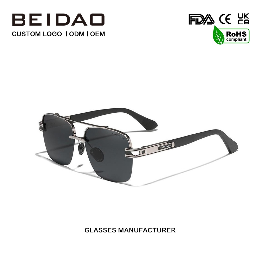 Kvadrat Çalarlar Rəngarəng Retro Polarizasiyalı Günəş Eynəyi